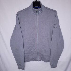 Footjoy Golf Sweater Mens Large Gray Full Zip